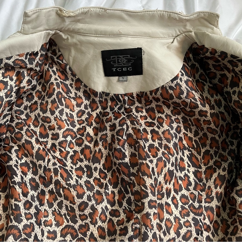 TCEC Riveted Faux Leather Jacket - Picture 5 of 16
